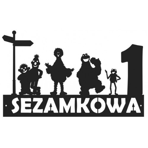 ULICA SEZAMKOWA - Numer na dom